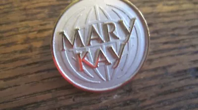 Vintage Mary Kay Cosmetics Consultant Pin Gold Tone GLOBE Brooch Sales Award • $2.99