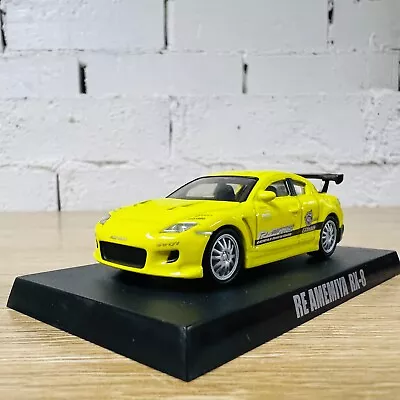 Mazda RX8 Yellow RE Amemiya 1:64 Aoshima Option Diecast Model Car • $49.95