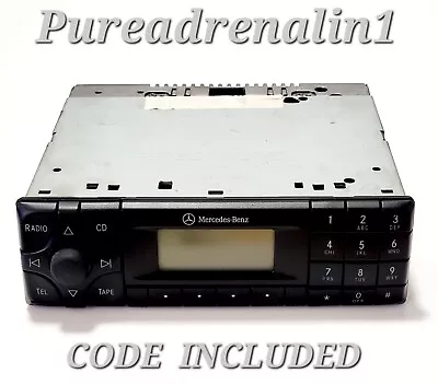 99 04 Mercedes W208 W210 R170  Slk320 Clk430 E320 Radio Cassette Player  Be6003 • $199