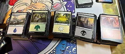 Magic: The Gathering MTG TCG Basic Land Card Lot 20 Of Each Type! 100 Cards! • $4.75