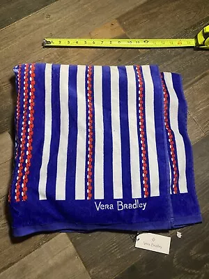 Vera Bradley NWOT Beach Towel Red White And Blue Patriotic • $18.20