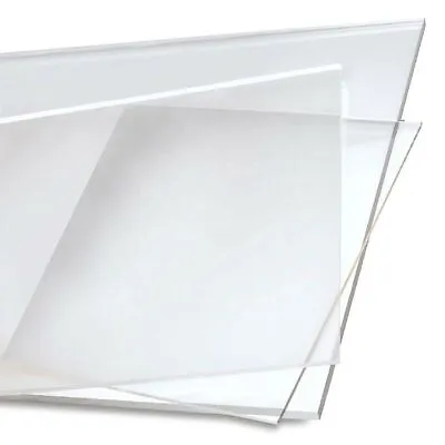 New Clear Acrylic Perspex Plastic Sheet 2mm 3mm 4mm Thickness Acrylic Panels • £4.79