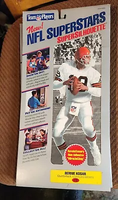 Vintage Nfl Superstars Cleveland  Browns Bernie Kosar Super Silhouette 12  Cling • $4.99