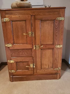 Oak Antique Icebox - Refinished Bar • $1390