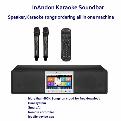 2023 NEW InAndon Soundbar KaraokeAll In OneMulti-Language 256G Dual System • $565
