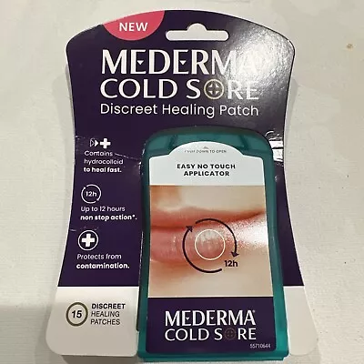 Mederma Cold Sore Discreet Healing Patches 15 Patches. New Exp. 2024⭐️ • $9
