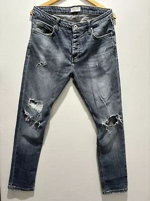 Zara Men’s Distressed Jeans 32w/32l • $15.99