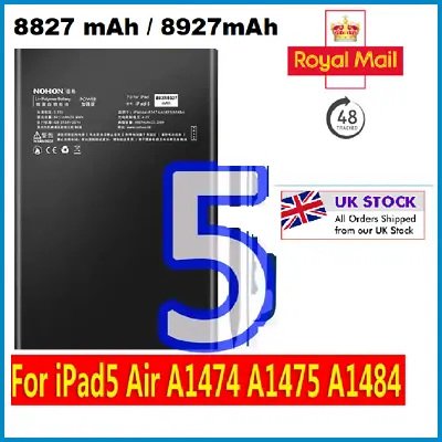 £14.99 • Buy New Replacement Battery For Apple IPad 5 / IPad Air 1 8827mah A1484 A1474 1475