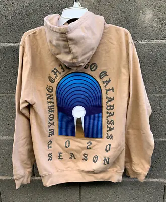 Kanye West Yeezy Season 2 Calabasas Hoodie 2020 Size Mens S Brown Jesus Is King • $65