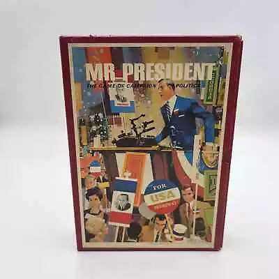 Vintage Mr. President Board Game In Bookshelf Case By 3M Company • $22.50