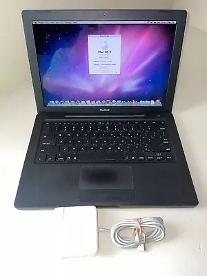 2006 Apple MacBook 13.3  Black - CoreDuo 2ghz | 2gb RAM | 100gb HDD | OS 10.6.8 • $89