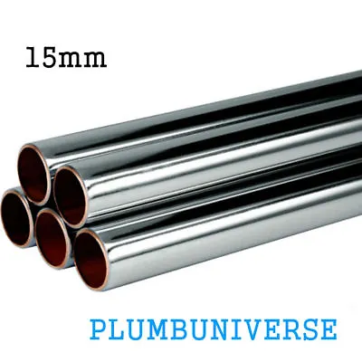 15mm Chrome Plated Copper Pipe/tube Different Sizes Available Chrome Pipe  • $9.85