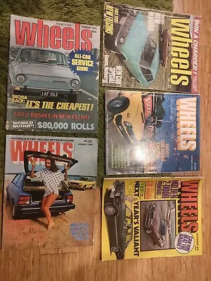 Wheels Magazine Australia Vintage 1972 1975 1976 1978 1980 X5 • $65