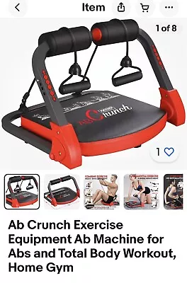 Ab Crunch Exercise Equipment Ab Machine For Abs And Total Body Workout Home Gym • $58