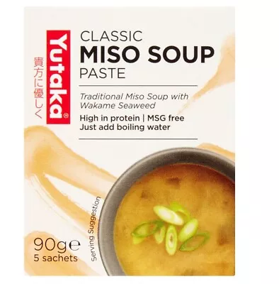 Yutaka Wakame Seaweed Miso Soup 90g Make 5 Servings X 2 Packs (Expired 27 Feb... • £5.99