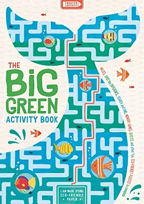 £3.33 • Buy The Big Green Activity Book: Mazes, Spot The Difference, Search And Find, Memory