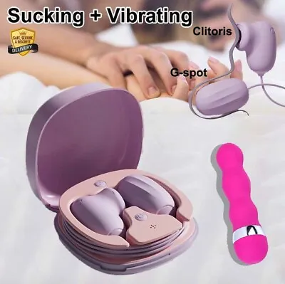Clit Sucking Clitoris Stimulator Vibrator Oral Tongue Sucker Pump Sex Toy Women • $43.95