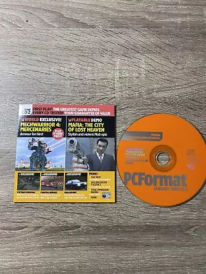 PC Format CD/2 2002 Mechwarrior 4 & Mafia The City Of Lost Heaven Promo Disc • £4.99