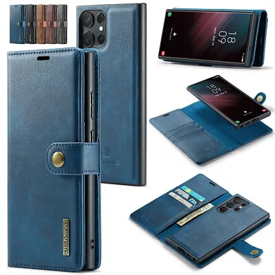 For Samsung Galaxy Note 20 10 9 8 Leather Detachable Magnetic Wallet Case Cover • $13.28