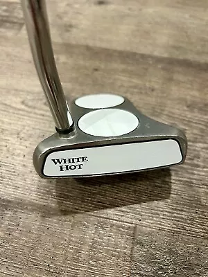 Odyssey White Hot 2 Ball Putter 35” Steel Shaft Left Handed LH OEM Grip • $119.16