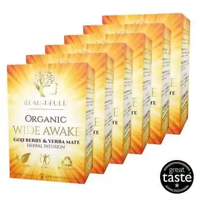 Beau-T-Full Tea Organic Wide Awake Tea Bags 6 X 15 Pack • £17.59