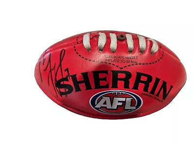 Nathan Fyfe Signed Mini Football Fremantle Fc Afl Signed Memorabilia • $99.99