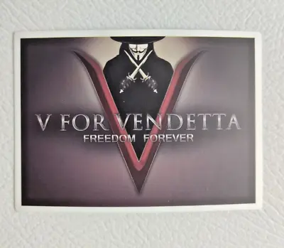 V For Vendetta Movie Guy Fawkes Freedom Art Waterproof Sticker Decal 3 X2  • $2.95