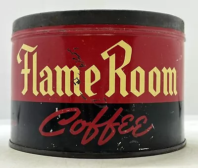 Old Farmhouse Vintage Flame Room Coffee Minneapolis MN. Advertising 1LB. Tin Can • $9.99