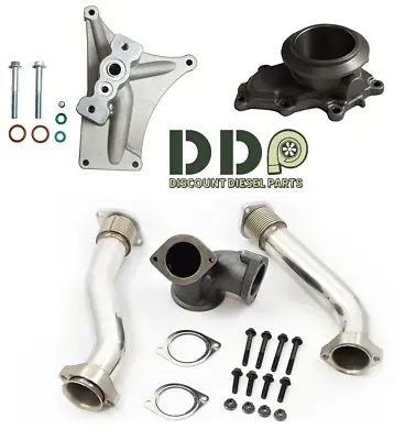 Bellowed Up Pipes Housing Turbo Pedestal For 1999.5-2003 Ford 7.3L Powerstroke • $228.95