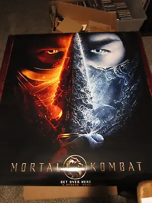  MORTAL KOMBAT  Original Movie Poster ~ 2 Sided 27  X 40  • $21