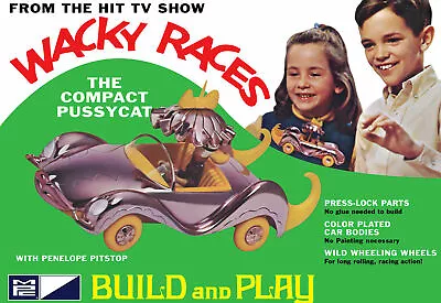 NEW From MPC WACKY RACES The Compact Pussycat Penelope Plastic Model Kit#934~MIB • $47.95