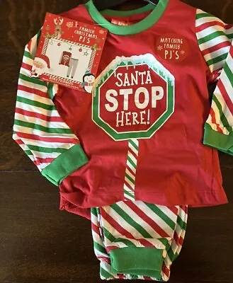 Baby Christmas Pyjamas 'santa Stop Here'  ~ 48 Hour Tracked Delivery • £3.99