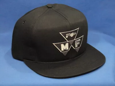 Massey Ferguson Tri Hat - Black - Solid - K Brand - K Products - US Assembled • $35