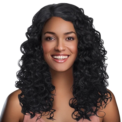$14.98 • Buy Long Afro Kinky Curly Lace Front Wigs,L Part Heat Resistance Synthetic Hair Wig