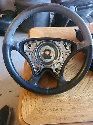 W202 Mercedes Rare Black And Grey Steering Wheel  • $130