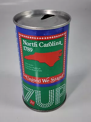 Vintage 7Up Soda Pop Can Straight Steel United We Stand States North Carolina • $10.10