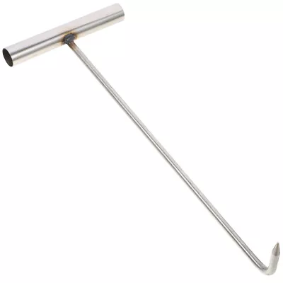 Manhole Cover Puller Utility Hook Manhole Cover Lifter T Post Puller Lifting • $23.04