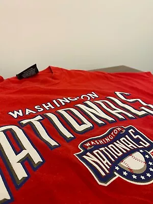 Washington Nationals Vintage T Shirt 2005 Mens Small Stitches Athletic Gear • $19.99