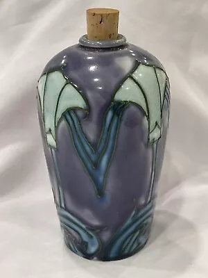 Minton Art Nouveau Secessionist RARE Collectable Small Vase Purple Blue Floral • $225
