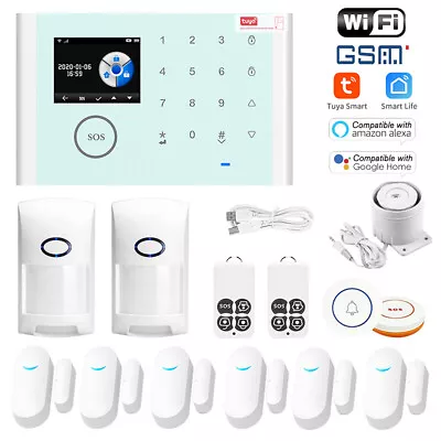 $86.48 • Buy WiFi+GSM+GPRS Wireless Smart Home Security Alarm Burglar System Tuya APP S8E3