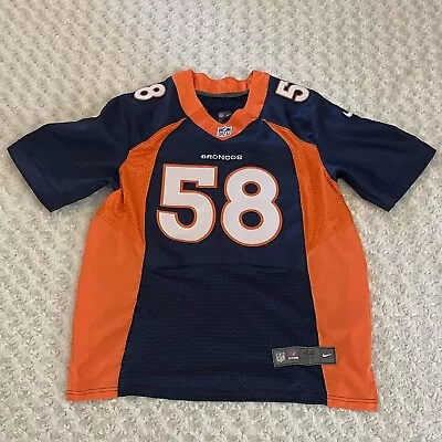 Von Miller #58 Denver Broncos Nike On Field NFL Football Jersey Sz 44 (XL) EUC • $39.95