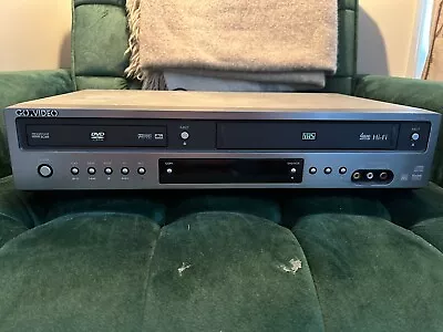 GoVideo DV2130 VCR DVD Combo Dual Deck VHS Recorder Player - TESTED No Remote • $69.99