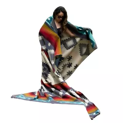 Alpaca Wool Blanket 80x90 In Hypoallergenic Soft Lightweight Queen Size XL • $99