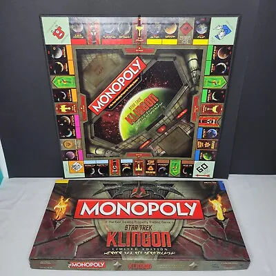 Klingon Monopoly Star Trek  Limited Ed. Board Game- Complete • $44.99