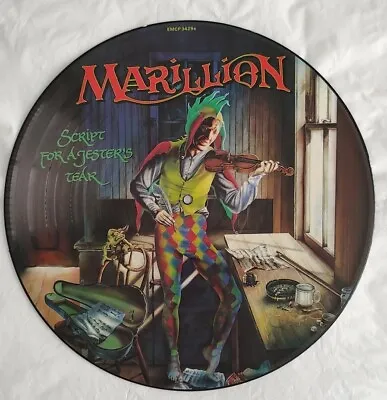 Marillion - Script For A Jester's Tear - Original UK 12  Picture Disc - 1983 • $70