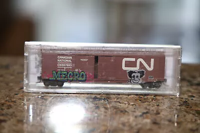 Micro-Trains N Scale Weathered Canadian National 50' Boxcar 078 44 010 • $22.99