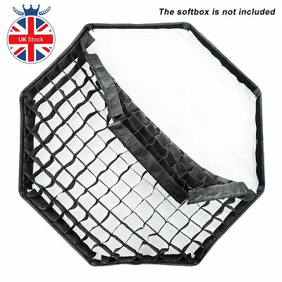 Godox Portable 120cm Octagon Umbrella Speedlite Softbox Extra Honeycomb Grid • £12.99