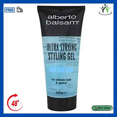 Alberto Balsam Ultra Strong Hair Styling Gel For Ultimate Hold And Control 200ml • £1.87