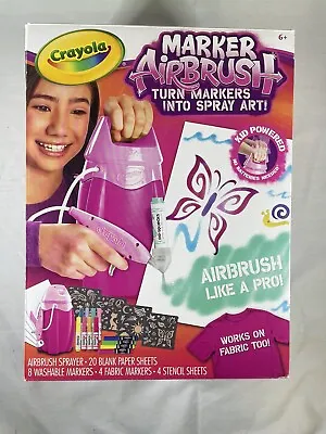 Crayola Marker Airbrush!  Turn Markers Into Spray Art! 6+ • $13