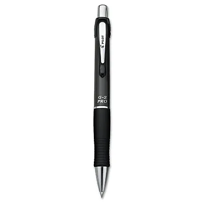 Pilot G2 Pro Retractable Gel Ink Pen Refillable Black Ink/Gray Barrel .7mm 31147 • $9.58